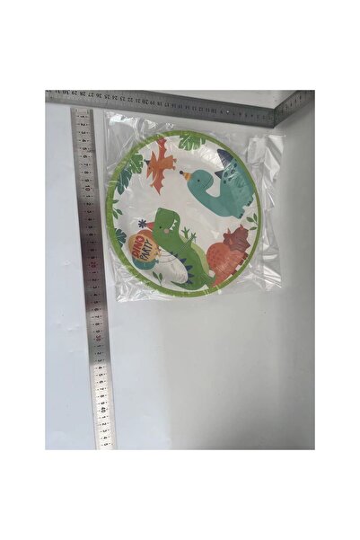 OEM Dinosaur Happy Birthday Paper Plates Set 10 pcs 23 cm