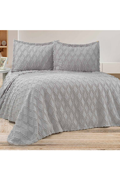 GOLDEN HOME طقم بياقة مزدوجة من كارولينا مقاس 240 × 250 سم ووسادتين