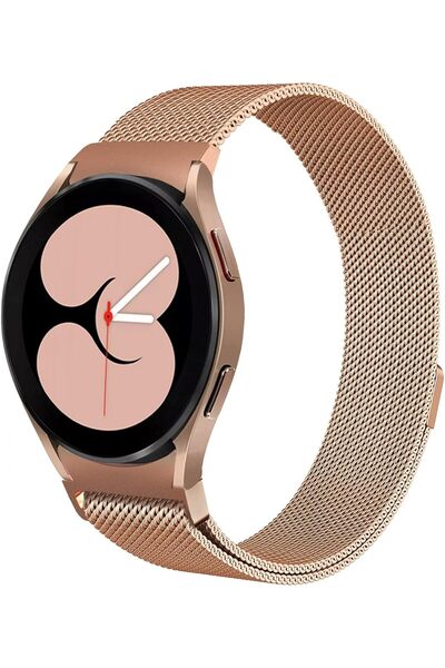 O Ozone 20mm Samsung Galaxy Watch 4 | Milanese Watch Band Strap | Rose Gold