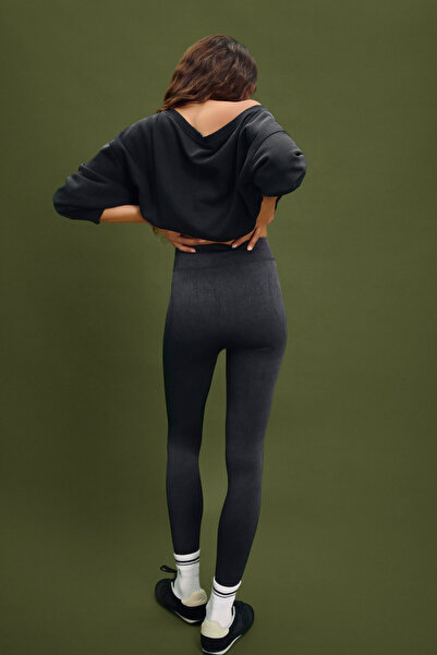 Stradivarius Yüksek Bel Yumuşak Şekillendirici Tayt