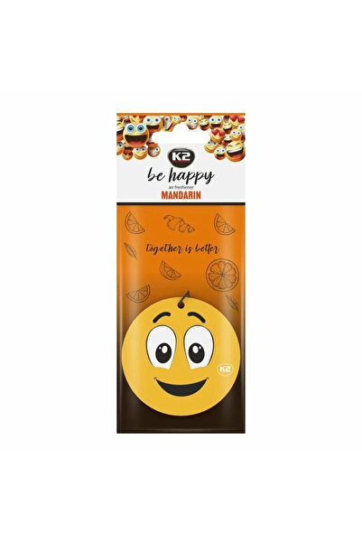 K2 Be Happy car air freshener - Mandarin