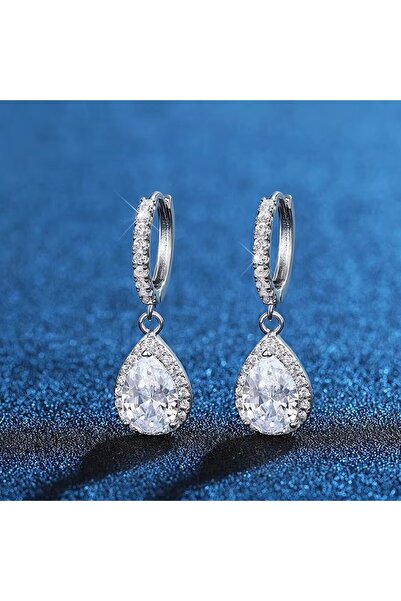 Choice أقراط هويتان E3475 المتدلية المرصعة بالزركونيا المكعبة، مجوهرات أنيقة ...