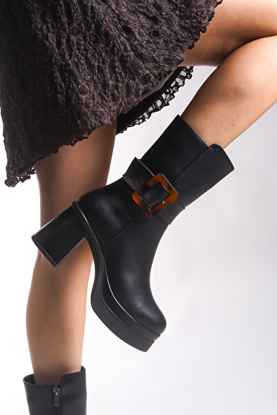 Riccon Naliresta Жіночі короткі чоботи 00121540 Чорні