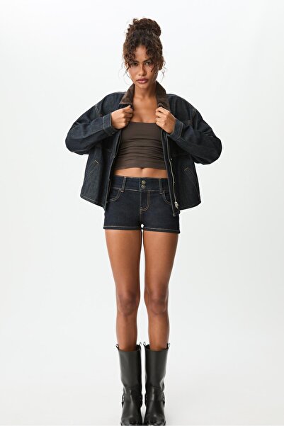 Stradivarius Mini denim şort