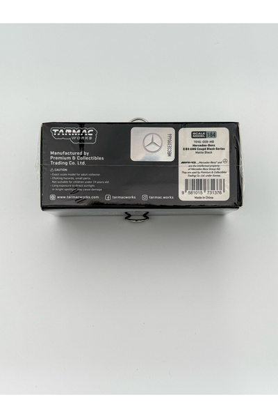 Tarmac Works 1/64 Mercedes-Benz C 63 AMG Coup√© Black Series Matte Black