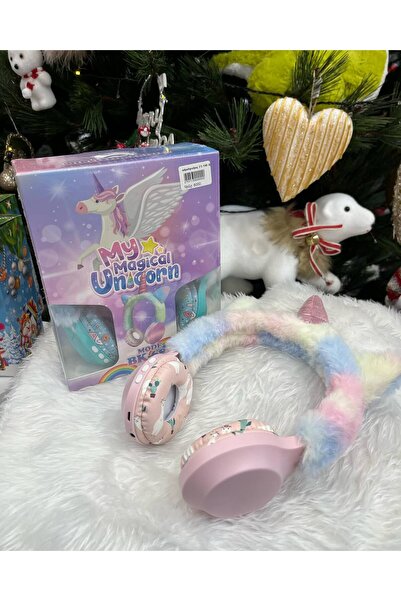 HEPBİMODA Unicorn Kulaklık Çocuk Kulaklığı Hediyelik My Magical Unicorn