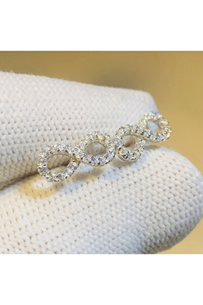 Choice أقراط أذن هويتان على شكل رقم ثمانية إنفينيتي E2353 للنساء، عصرية ومتعد...