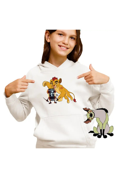 OEM Girls' Cappuccino Hoodie Assassino Garda Felina TikTok