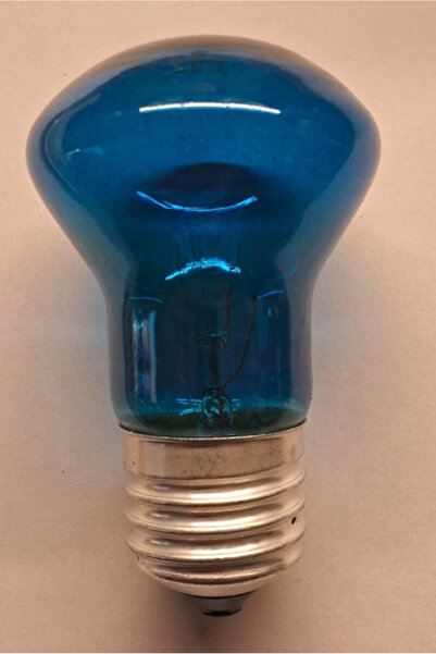 PUFFIN Mavi Akkor Flamanlı Mantar 10 Watt Gece Ampulü 1 Adet