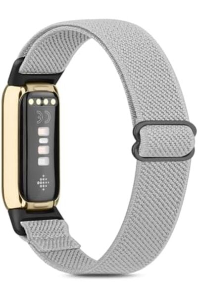 O Ozone Nylon Band For Fitbit Luxe Bands for Women Men -Grey