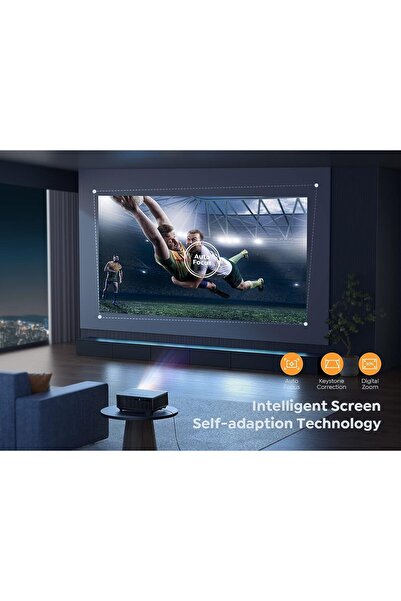 YABER Βιντεοπροβολέας ACE K1 Αυτόματη εστίαση WiFi 6 Bluetooth, Full HD 1080P 650 ANSI Lumens