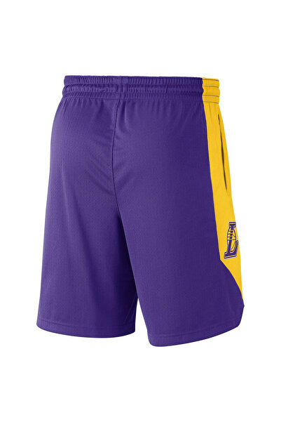 Nike Los Angeles Lakers NBA Practice 18 Erkek Mor Basketbol Şortu AJ5077-504