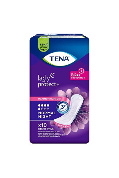 TENA Lady Normal Night urinary incontinence pads, 10 pieces,