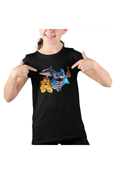 OEM Tricou Copii Fete Tralalero Tralala Garda Felina Stitch Meme