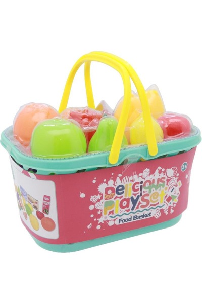 MASEN TOYS Delicious Play Set Food Basket: Vegetable Kid's Pretend Play