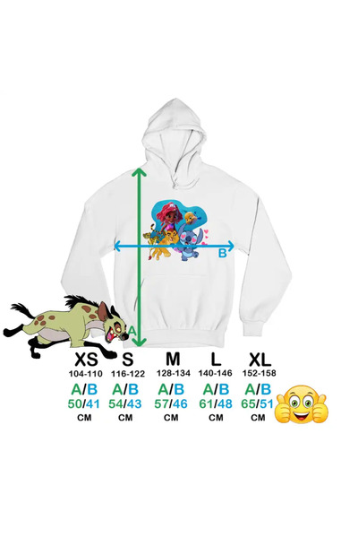 OEM Children's Hoodie Boys Ariel Stitch Guard Felina Fuli Kion