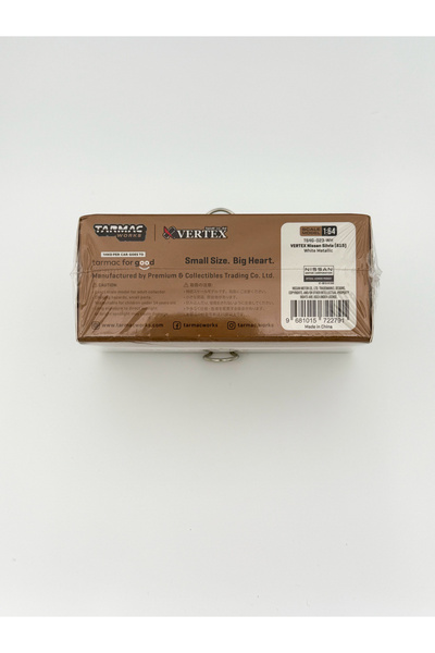 Tarmac Works 1/64 Nissan Silvia S15 Vertex, white metallic