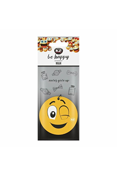 K2 Be Happy - Man car air freshener