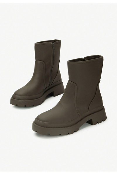 B T Shoes Zelené dámské kotníkové boty Zarbera