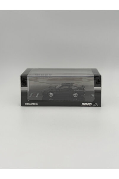 Inno 64 Models Inno64 1/64 Nissan 180SX, black