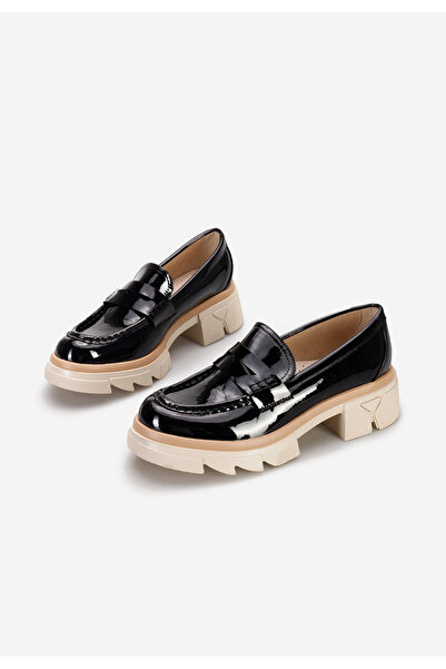 B T Shoes Loafers γυναικεια Lerina V3 μαύρα