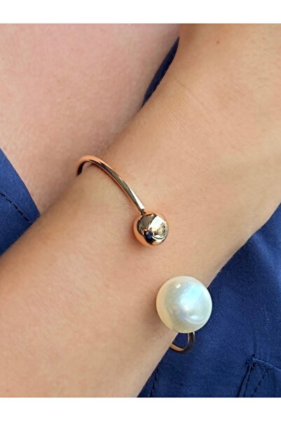 GİS JEWELRY Design Ring Pearl Gold Bracelet