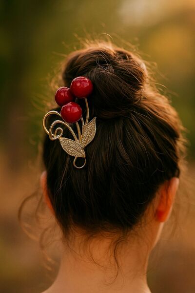 AresTokaAksesuar ÎNCHISĂ METALICĂ DE LUX CU PIATRĂ DE DIMENSIUNE MARE, 11 CM