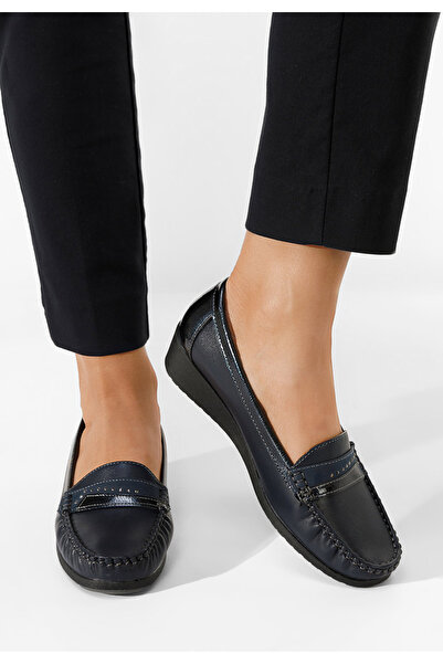 B T Shoes Women's Elouise blue loafers