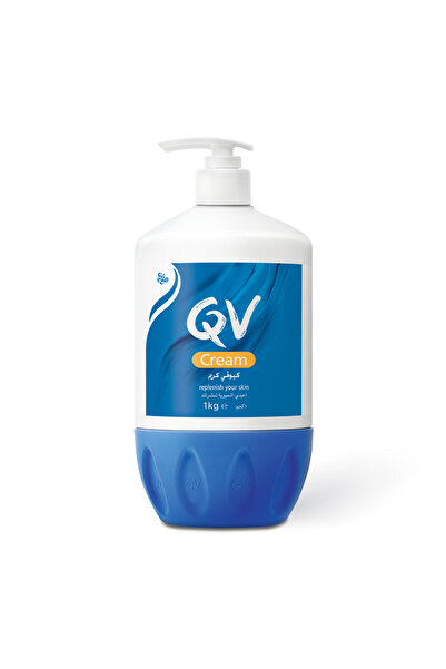 Qv كيوفي كريم ترطيب البشرة - 1000 غرام