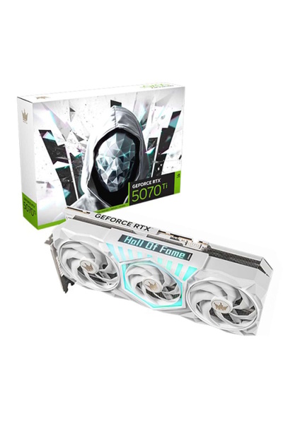 GALAX GeForce RTX 5070 Ti HOF Gaming 1-Click OC 16GB GDDR7 256 Bit DLSS 4 Ekran Kartı (57IZN6MDDPWT)