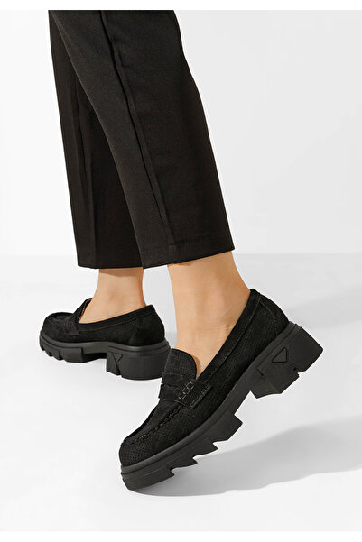 B T Shoes Loafers γυναικεια Lerina V2 μαύρα