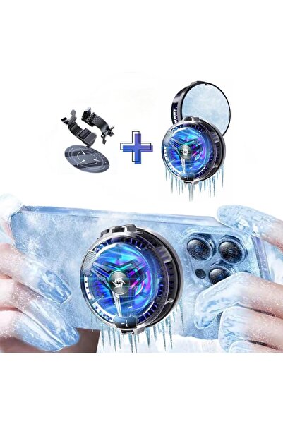 Generic Phone Cooler SL10, Phone Cooling Fan for Gaming, 2 Modes,Semiconductor Phone Cooler with RGB Light