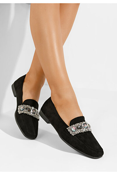 B T Shoes Μοκασίνια γυναικεια Teara μαύρα