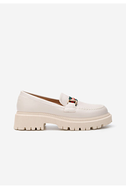 B T Shoes Béžové mokasíny dámské Hindira