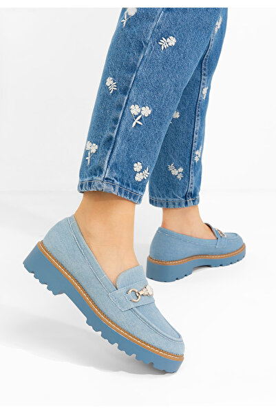 B T Shoes Μοκασίνια γυναικεια Aelle V3 Τζιν