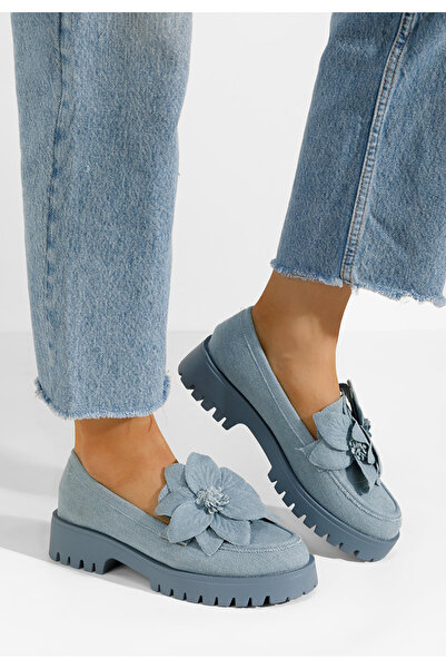 B T Shoes Μοκασίνια γυναικεια Camelea Τζιν
