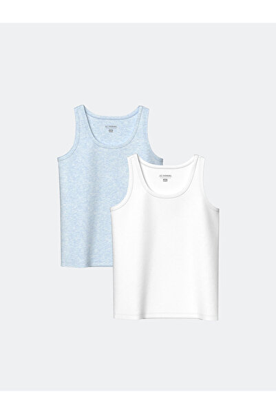 LC Waikiki Sparkling Selections from Shining Store |   Crew Neck Boys' Undershirt 2-Pack