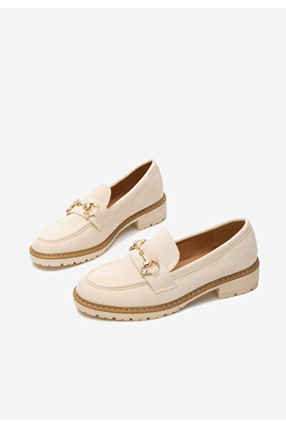 B T Shoes Béžové dámské mokasíny Erlinda