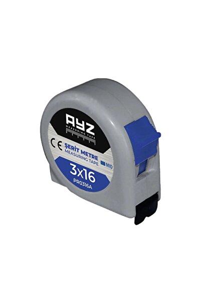 ŞERİT METRE GRİ 3x16 MT