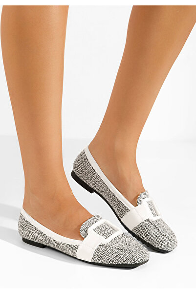 B T Shoes Sivé mokasíny dámske Venisa