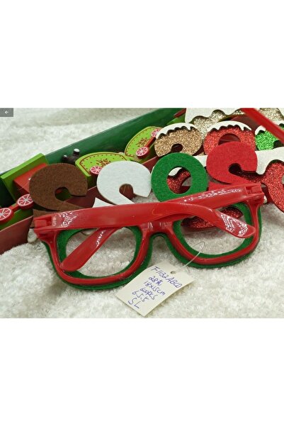 Flippy Party Glasses for New Year's Eve, 2022, Green, Plastic and Polyester,