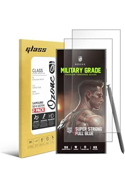 O Ozone Samsung Galaxy S24 Ultra Screen Protector | Tempered Glass | Pack of ...