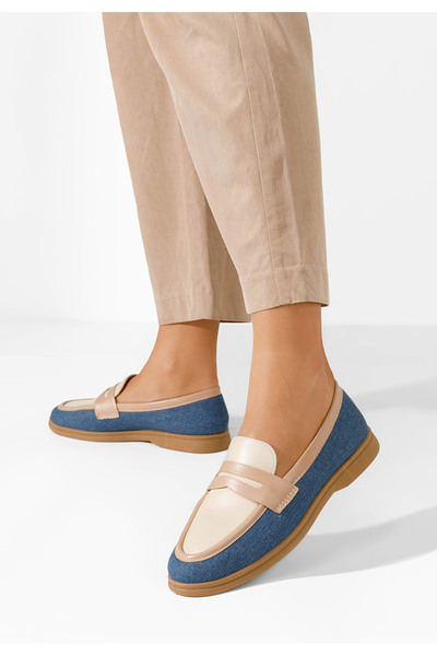 B T Shoes Μοκασίνια γυναικεια Sedona Τζιν