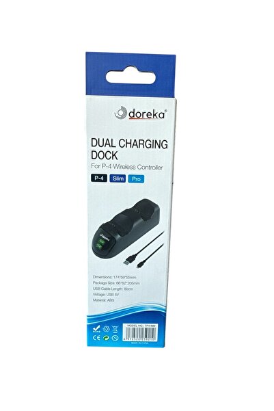 Doreka PS4 DualSense Şarj İstasyonu Playstation 4 Uyumlu Charging Station - TP4-889