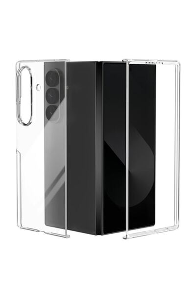 Optim Solution Carcasă TPU transparentă, compatibilă cu Samsung Galaxy Z Fold7 / Fold 7