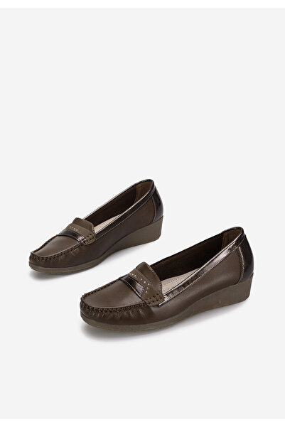 B T Shoes Khaki dámské mokasíny Elouise