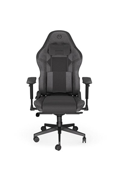 Endorfy Scaun de gaming Scrim BK, piele/textil, suport lombar din spumă cu me...