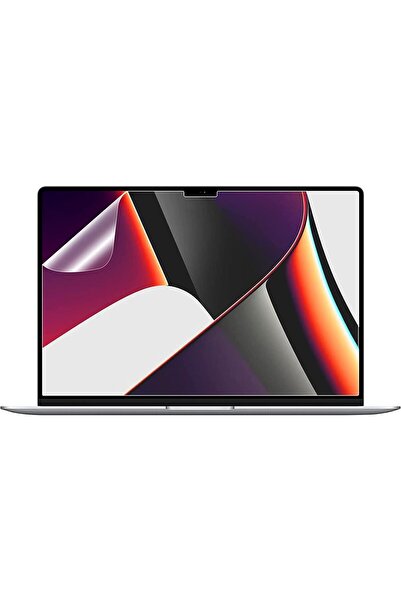 O Ozone (عبوة من قطعتين) واقي شاشة شفاف لجهاز ماك بوك برو 16.2 بوصة 2021