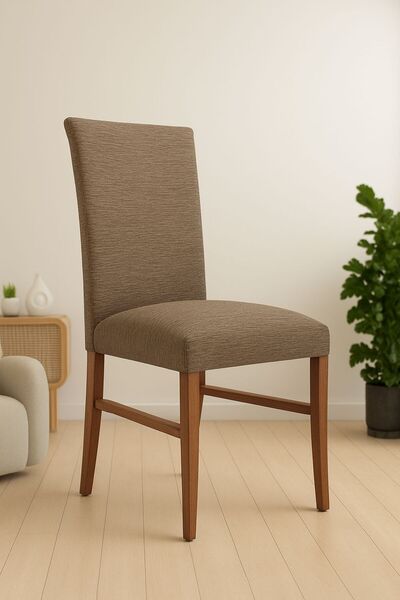 ARMAĞANS HOME JAKARLI 1 ADET ÇİZGİ DESEN SANDALYE KILIFI