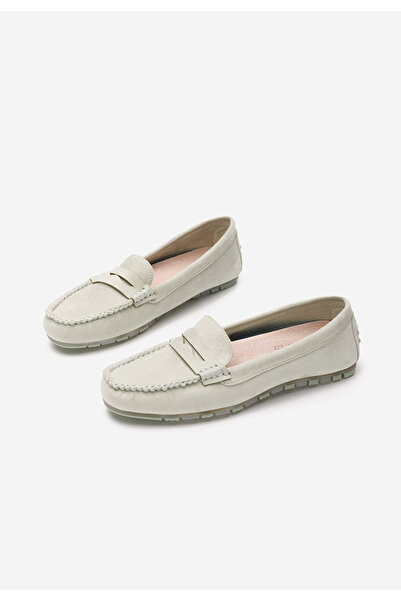 B T Shoes Zelená dámské mokasíny Luminia V2